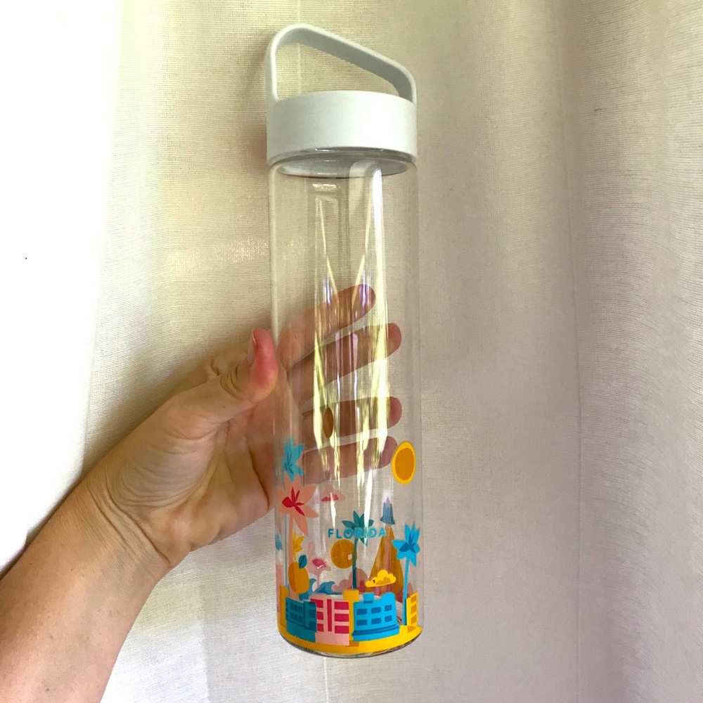 You Are Here Florida Starbucks water bottle glass